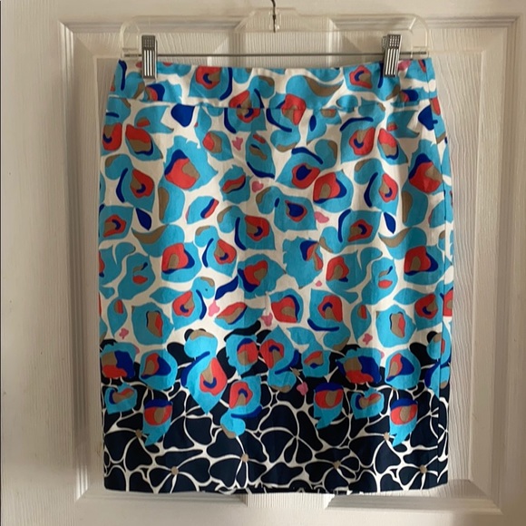 Ann Taylor NWT 4P print Mini skirt - Picture 1 of 5
